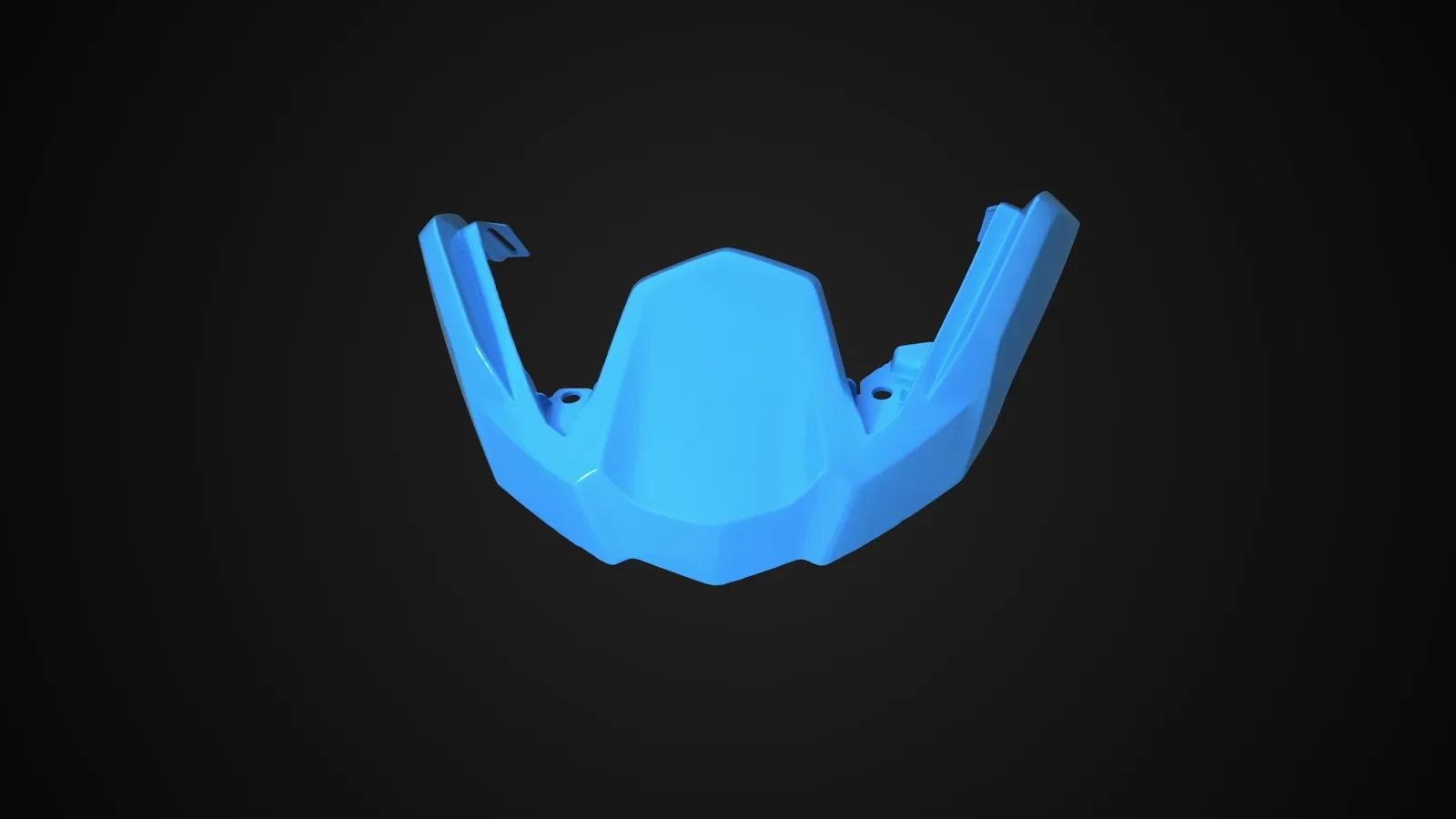 Modelo 3D de uma carenagem pronto para exportar